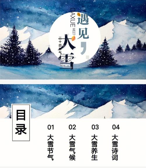 冬日里的绚丽雪景（2023年二十四节气大雪美丽短句）
