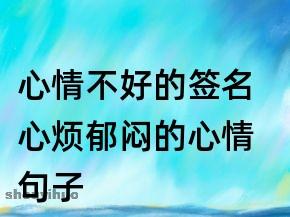 心烦意乱——脑海中充斥着各种烦恼，让人无法平静。
