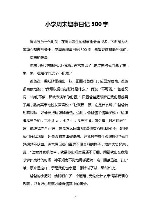 有关家中的趣事的作文600字（《淘气的小儿子》）