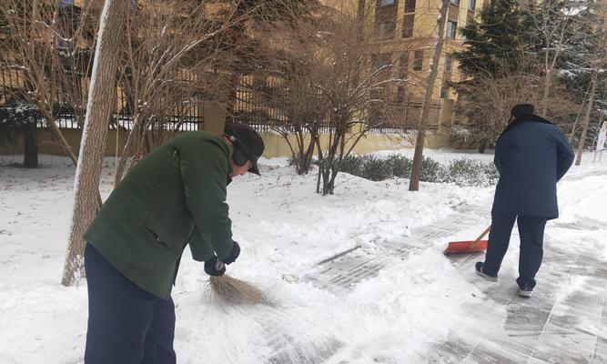 扫雪的作文（冬天路灯下扫雪的老奶奶满分）