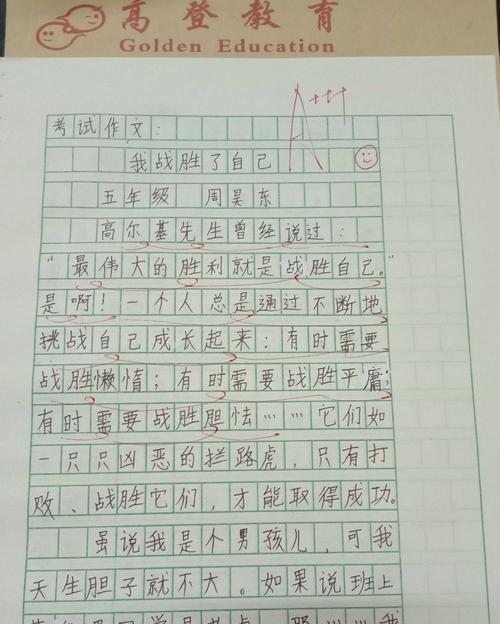 我战胜了谎言作文600字（满分）