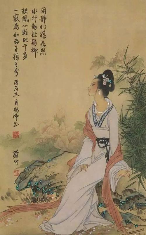 描写美人的诗句古诗大全（美人如画）