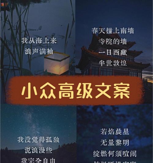 有关无风格的小众唯美句子的句子摘抄（探寻内心深处的那份美好）