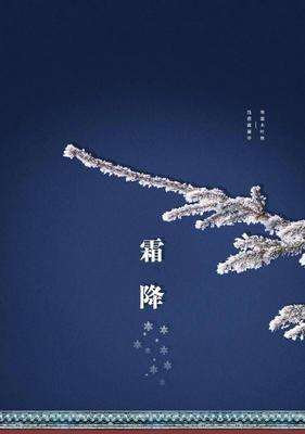 霜降节气走心文案（《霜降清韵》——冬季静谧的美丽）