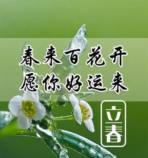 关于立春祝福语简短（祝福满溢，好运相随）