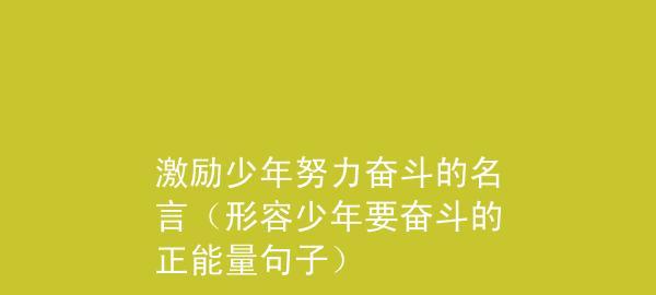 鼓励学生努力奋斗的名言警句（向着梦想前进的路上）