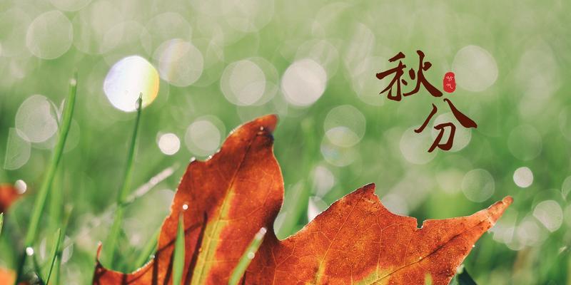 秋分节气简短祝福语（秋分节气的经典祝福语）