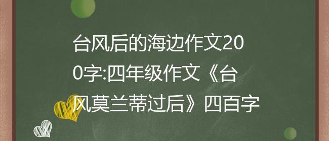 以台风中的清洁工为话题的作文怎么写（《默默为城市做贡献的清洁工》）