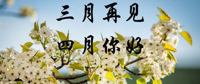 3月再见4月你好怎么发朋友圈（别离与相遇，生命的循环）