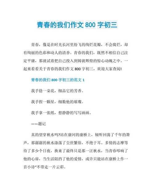 青春乐园怎么写（《青春乐园：一个追逐梦想的地方》）