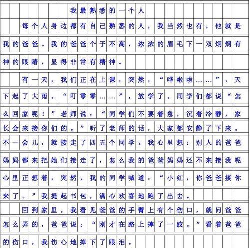我最敬爱的人的作文怎么写?（《那个最敬爱的人》）