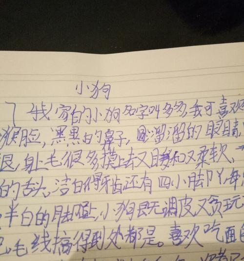 有关可爱的小狗的作文怎么写（《小狗的初一生涯》）