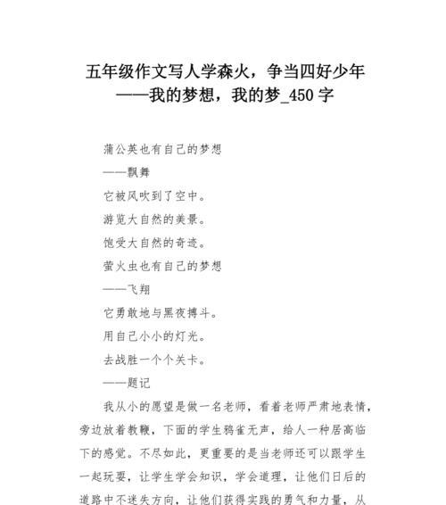 以我的梦想为主题的作文怎么写（《青春梦想，燃烧我的文字》）