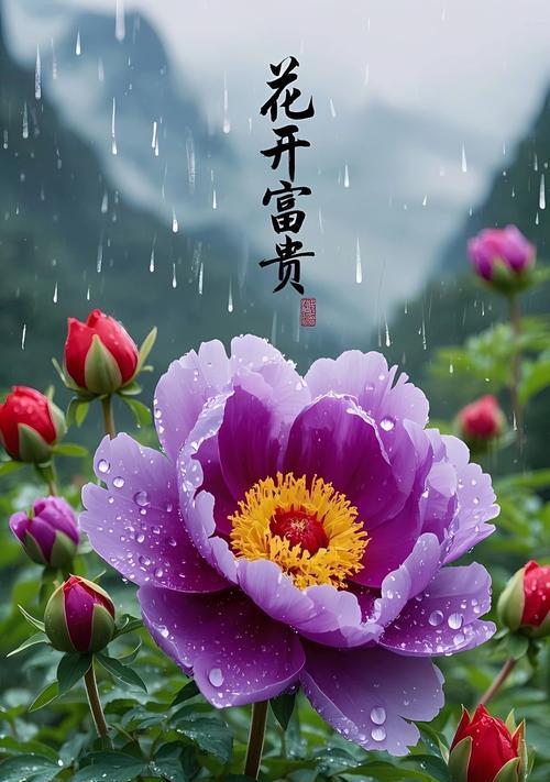 谷雨赏牡丹花（《春尽花如旧，谷雨赏牡丹》）